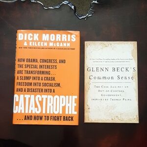 Orange and Beige Political Books Set